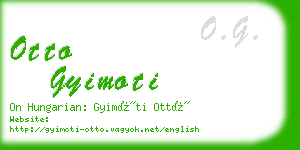 otto gyimoti business card